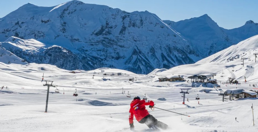 Wintersport in Orcières.